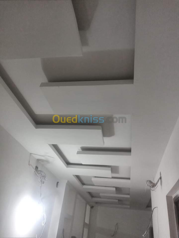 Faux plafond BA13 placo 