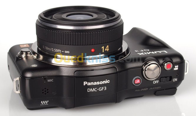 Panasonic Lumix DMC-GF3 4K + Objectif Variable Lumix G Vario 14-42mm ASPH Power OIS Affaire