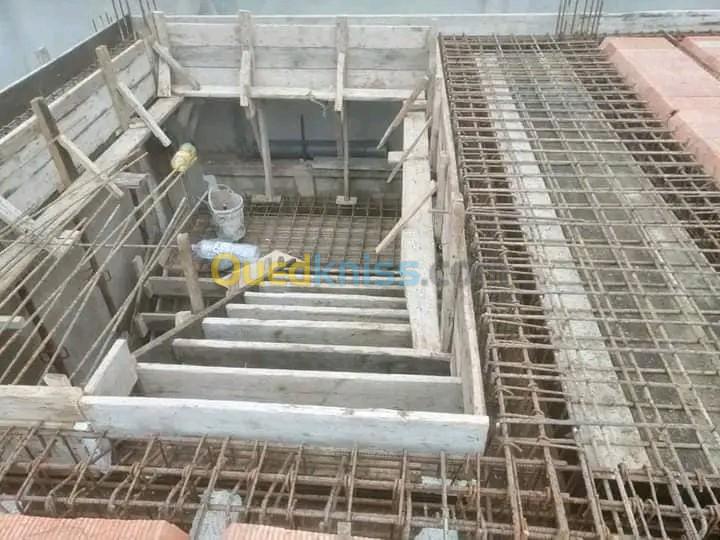 مقاول أشغال بناء travaux bâtiment 