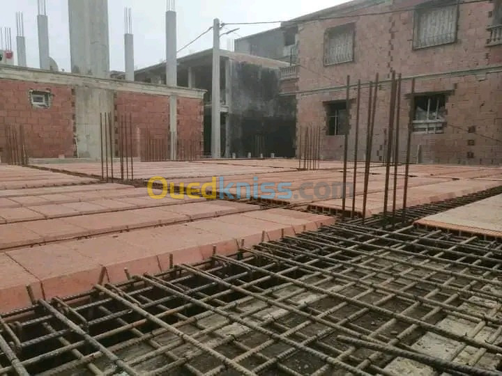 مقاول أشغال بناء travaux bâtiment 