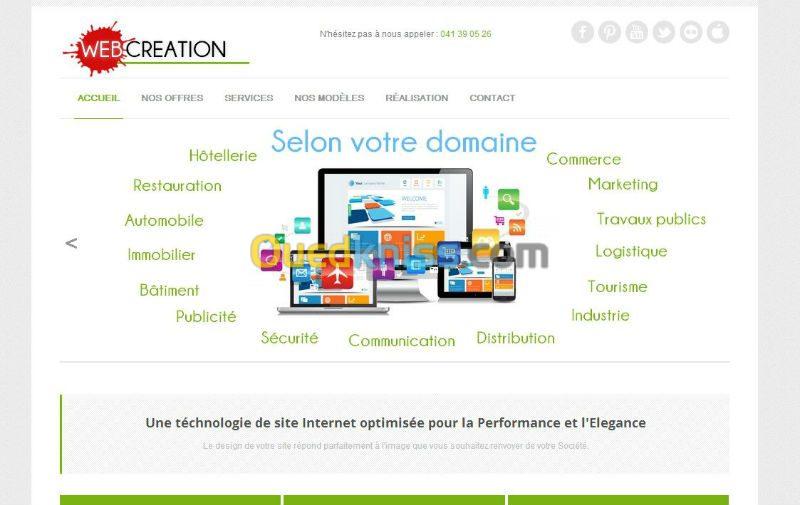 Création de site internet 