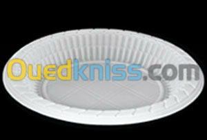 plats et assiettes en Polystyrene 