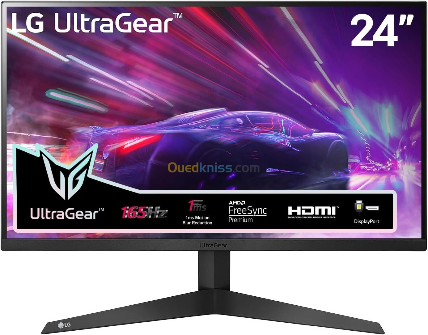 LG 24GQ50F-B 24" Full HD - Dalle VA - 165 Hz - 1ms MBR - AMD FreeSync - 