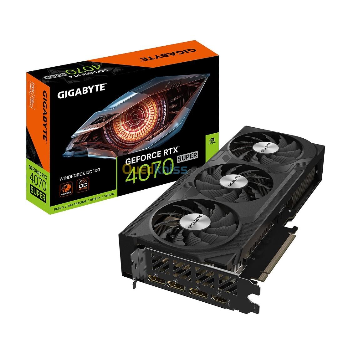 RTX 4070 Super 12 Go Gigabyte windforce / Eagle / Gaminc O.C 3 Fan (Prix spécial en config)