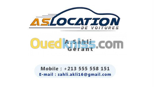 Location de Voiture avec ou sans Chauf