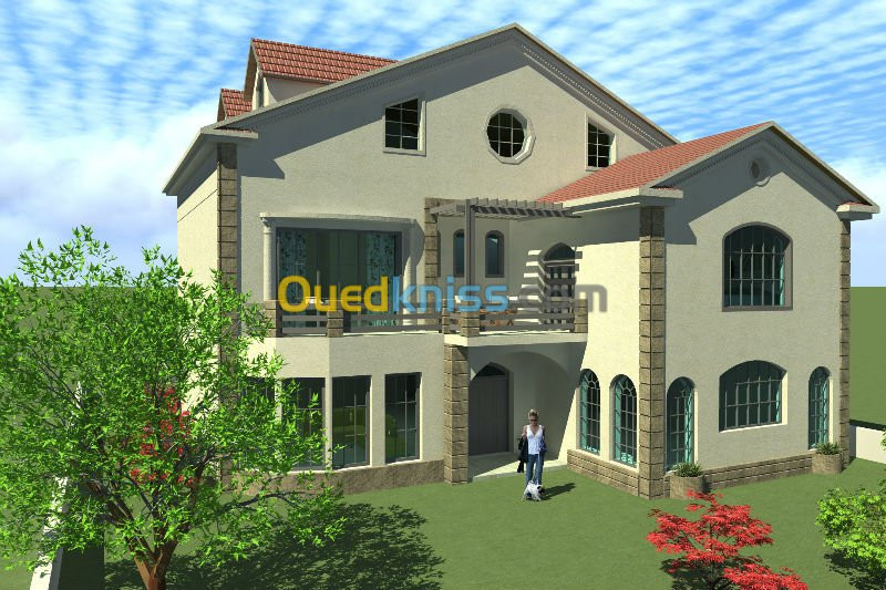 Conception architecturale 2D 3D