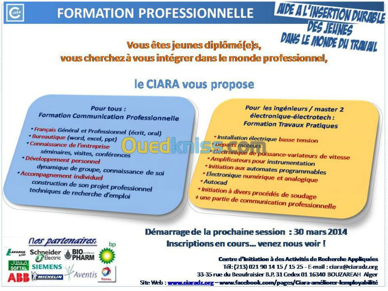 FORMATION A L'INSERTION PROFESSIONNEL 