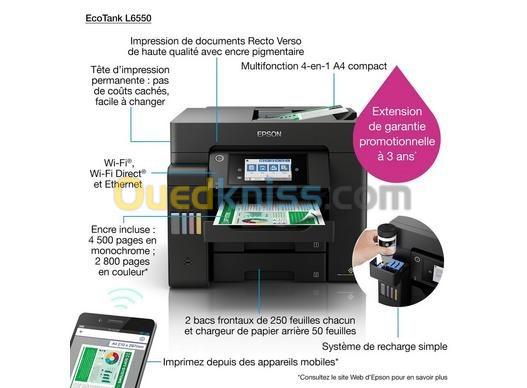 imprimante epson PRO L6570 A4 multifonction