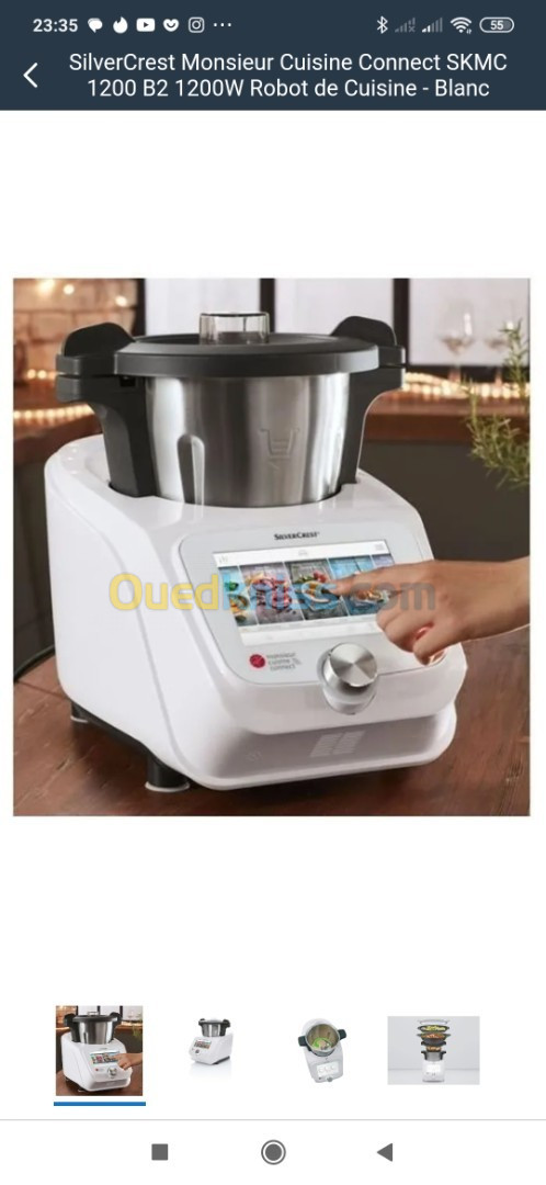 Monsieur Cuisine Smart commande vocale 1200 kw 12 vitesses, 2 ans de garantie internationale