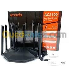 ROUTER TENDA AC23 AC2100 DUAL BAND 2.4Ghz 7 Antennes 6 Dbi 