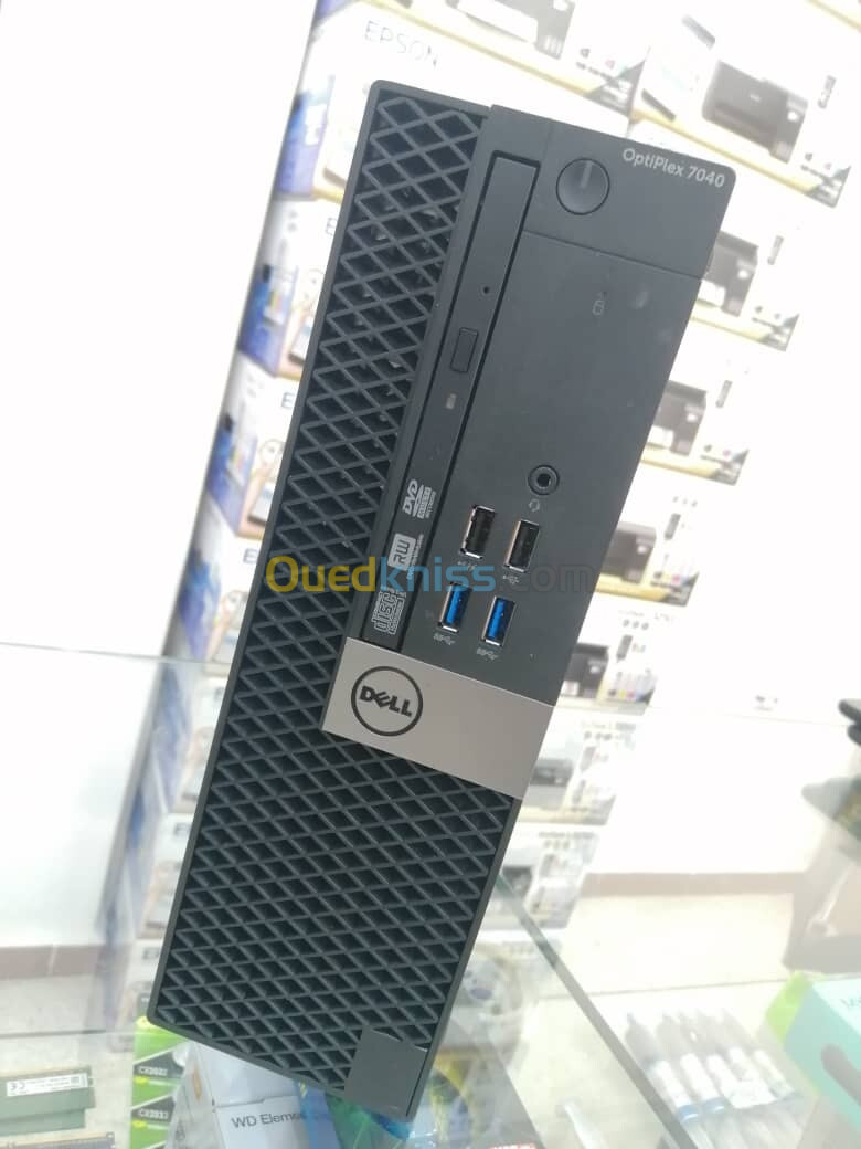 DELL OPTIPLEX 7040 Processeur Intel Core i3-6100 3 Mo de cache, 3,70 GHz RAM 8GB DISQUE 500 GB HDD 