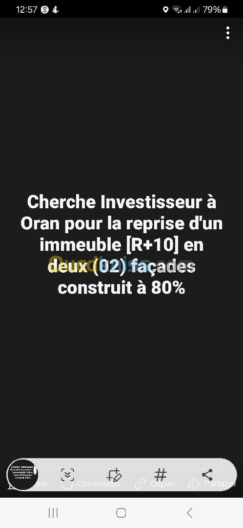 Vente Immeuble Oran Oran