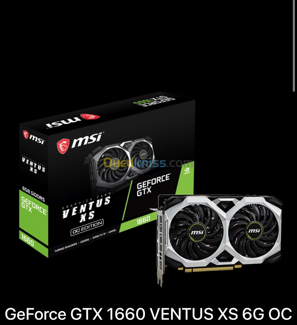 carte graphique gtx 1660 msi oc 6 gb 