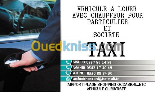 véhicules a louer avec chauffeur