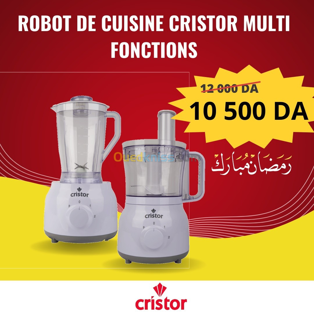 Robot De Cuisine CRISTOR Multi Fonctions