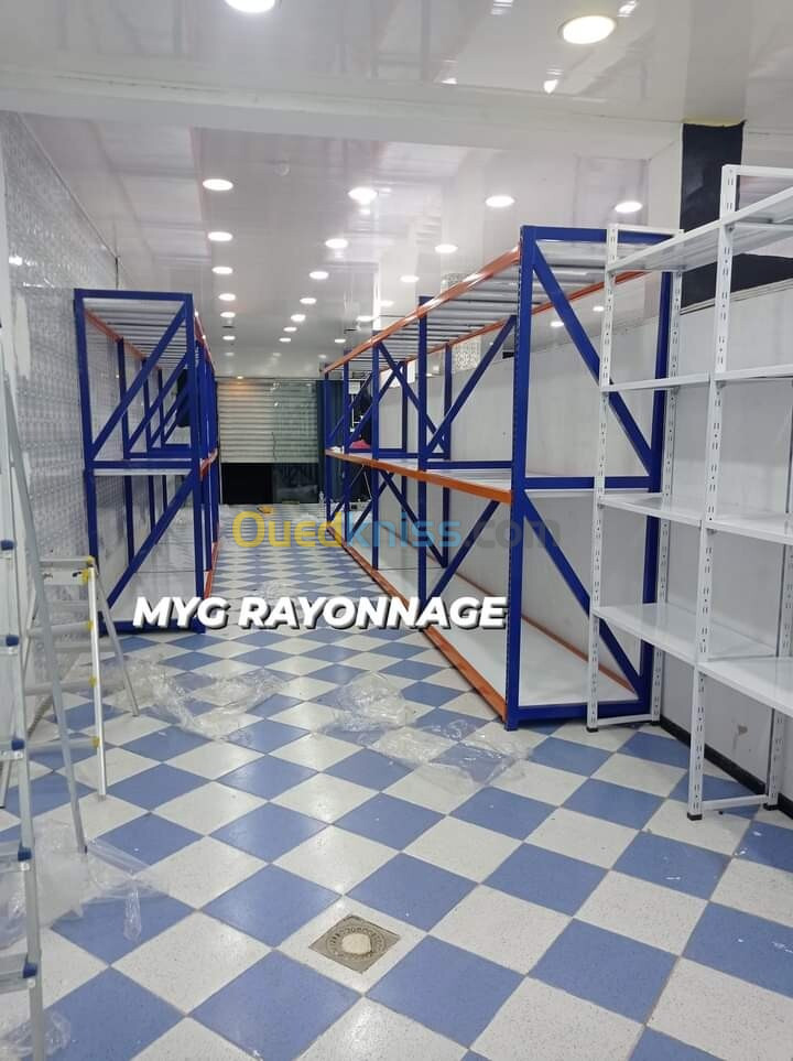 RAYONNAGE SEMI LOURD/ ETAGERE INDUSTRIEL DÉPÔT STOCKAGE