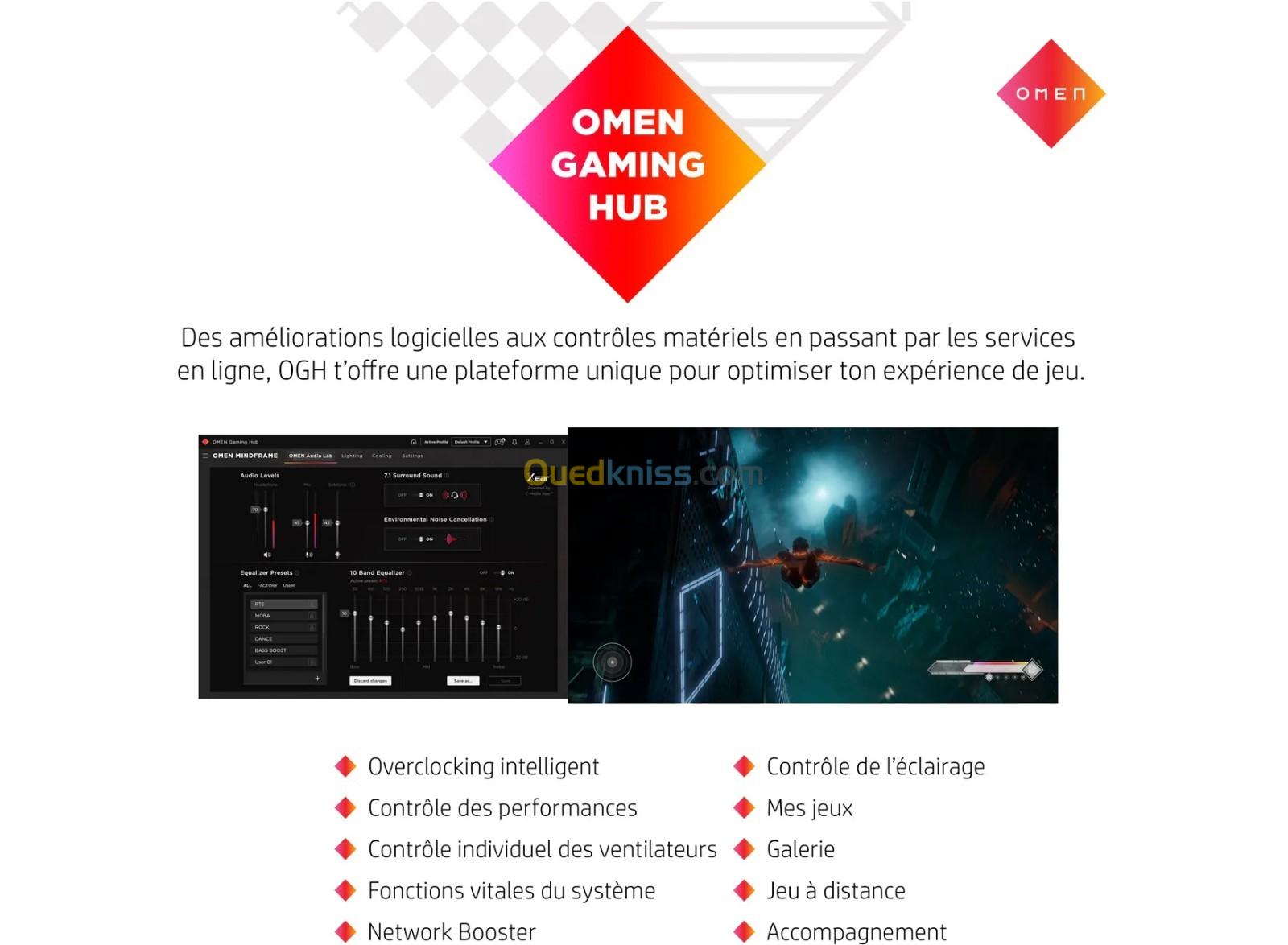 DESKTOP GAMING OMEN / 13th I9-13900K 64GO DDR5 / 2TO SSD / RTX 4090 24GO