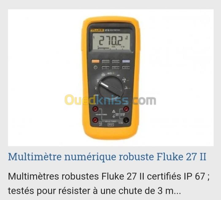 Multimètre numérique robuste Fluke 27 II