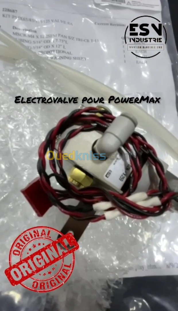 Hypertherm Original, Électrovanne Electrovalve pour poste PowerMax 