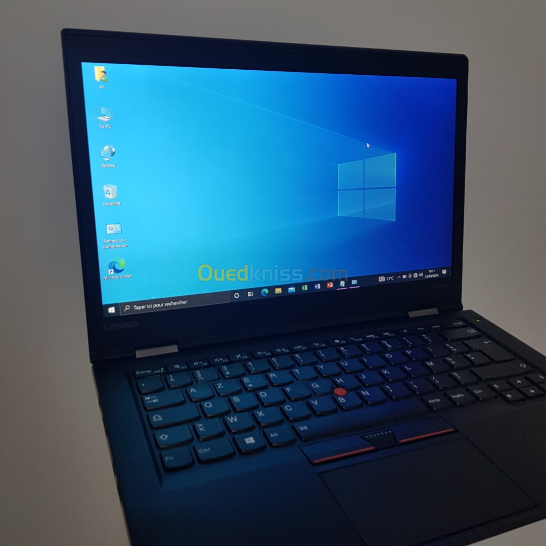 Lenovo ThinkPad X1 Carbon G5, i7-6600U, 8 Go RAM, 256 Go SSD, Windows 10 Professionnel