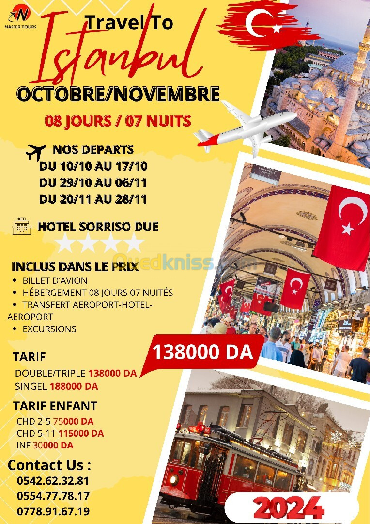 VOYAGE ORGANISIE ISTANBUL OCTOBRE NOVEMBRE 2024