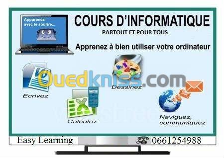 cours individuel d' informatique 