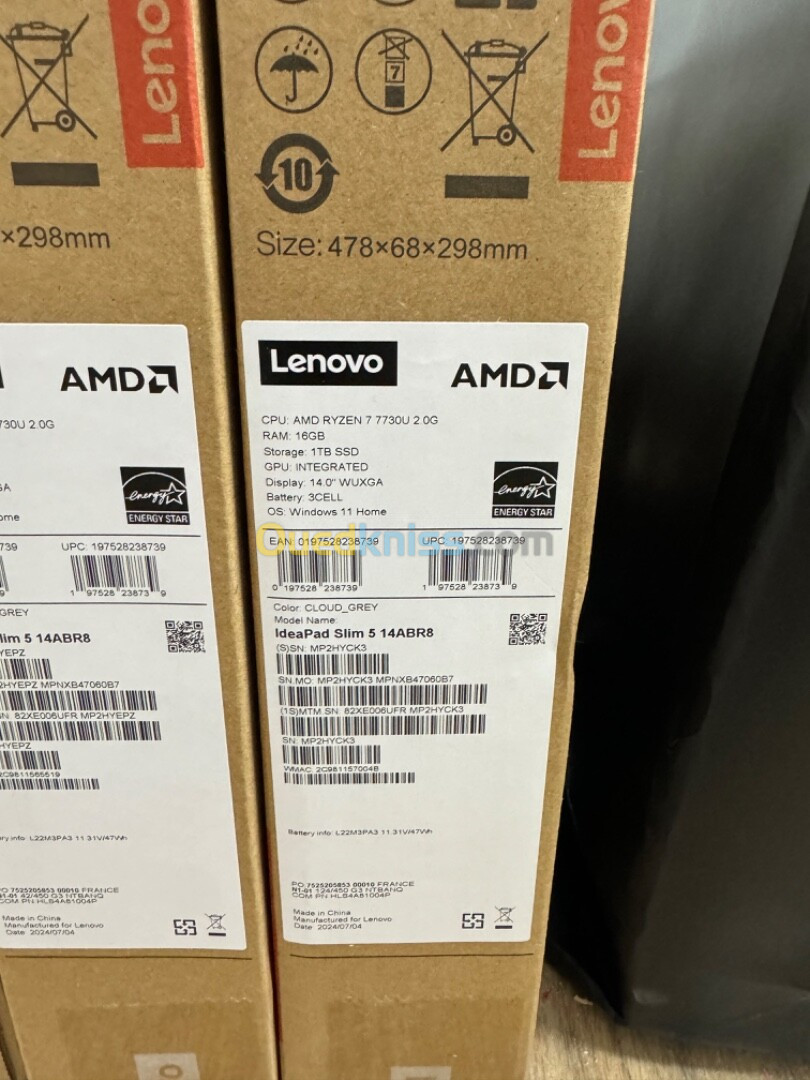 LENOVO IDEAPAD SLIM 5 14ABR8 AMD RYZEN 7 7730U 16G 1T SSD