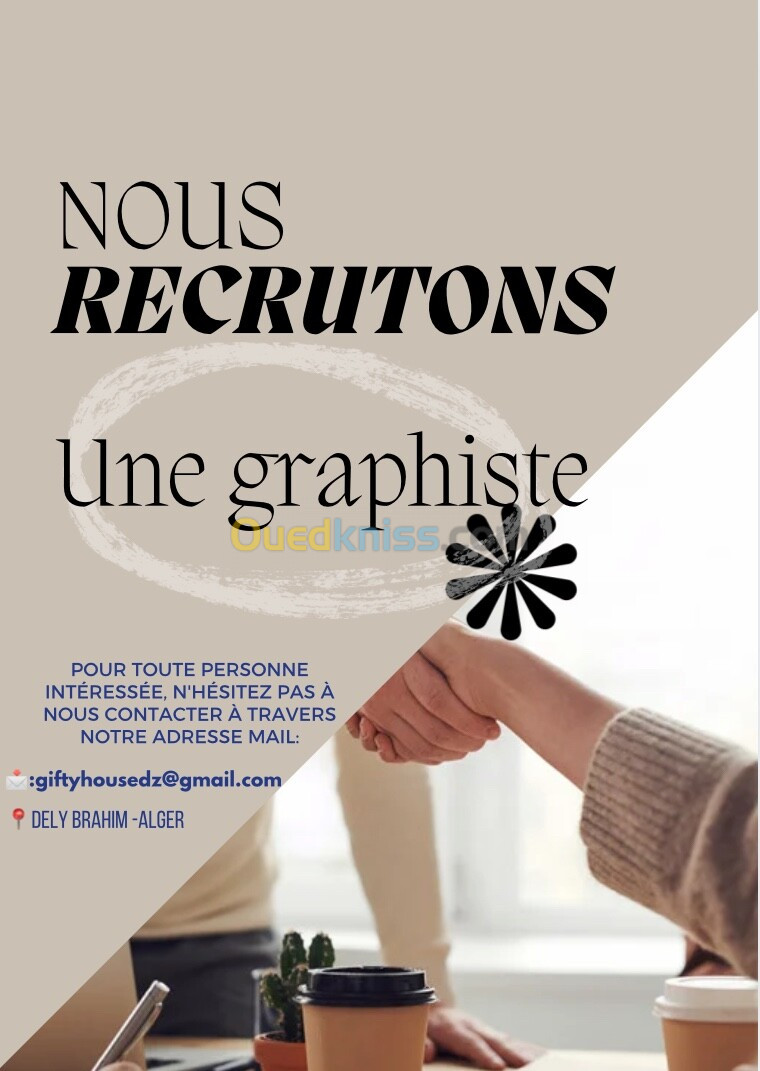 Cherche une graphiste 