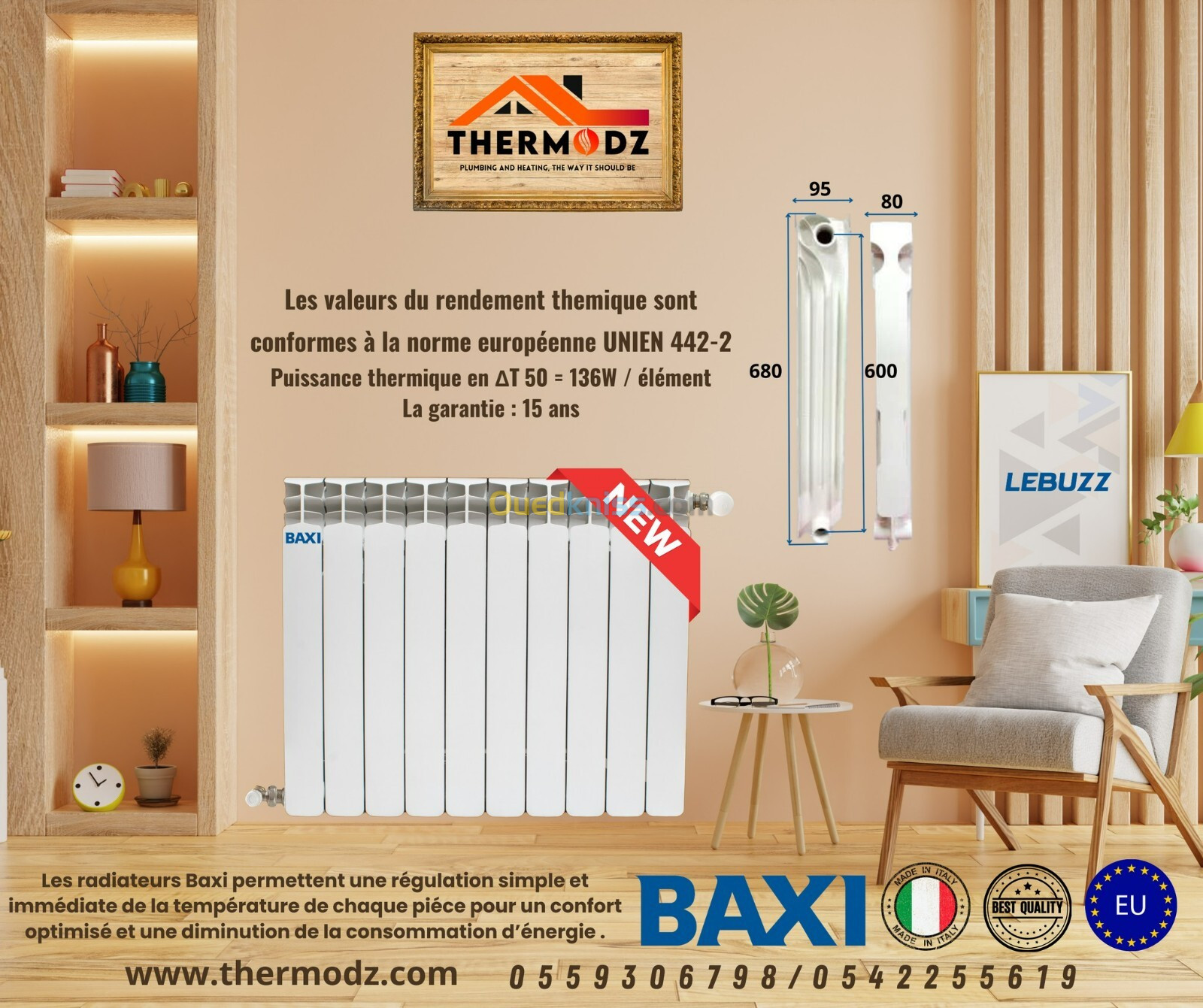 Radiateur Baxi / Copa 