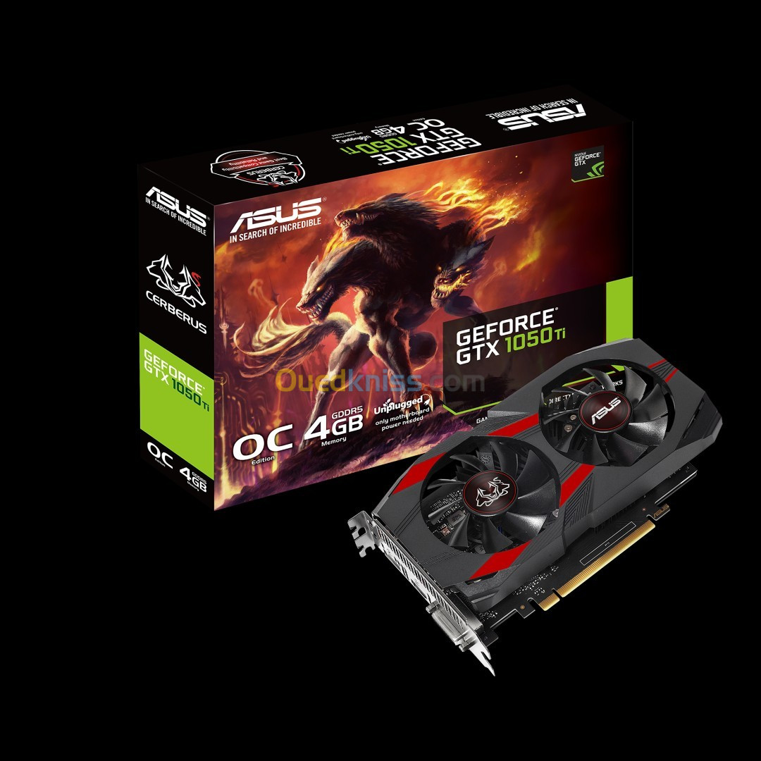 ASUS Cerberus GeForce GTX 1050 Ti OC Edition