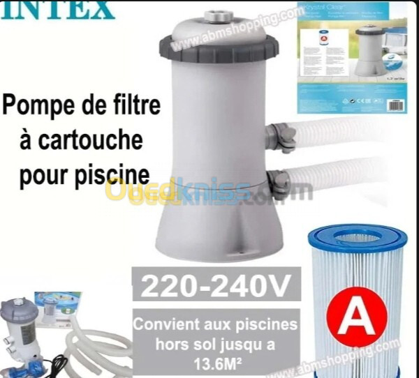 Pompe de filtre a cartouche pour piscine