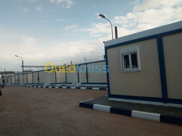 construction cabine saharienne صناعة الحاويات الحديدية