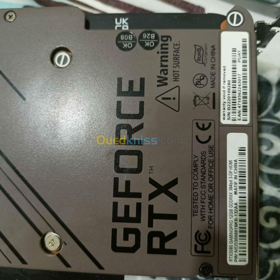 GEFORCE RTX 3080 12 GB GDDR6X  PALIT GAMING PRO