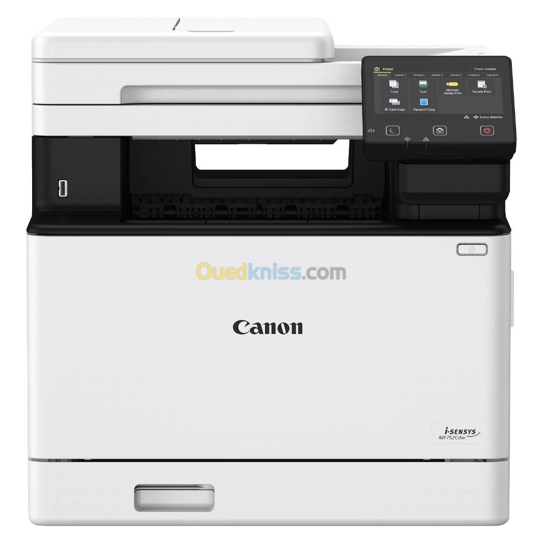 Canon MF752Cdw Imprimante multifonction laser couleur 3-en-1 A4 (USB 2.0/Wi-Fi/Ethernet) fax