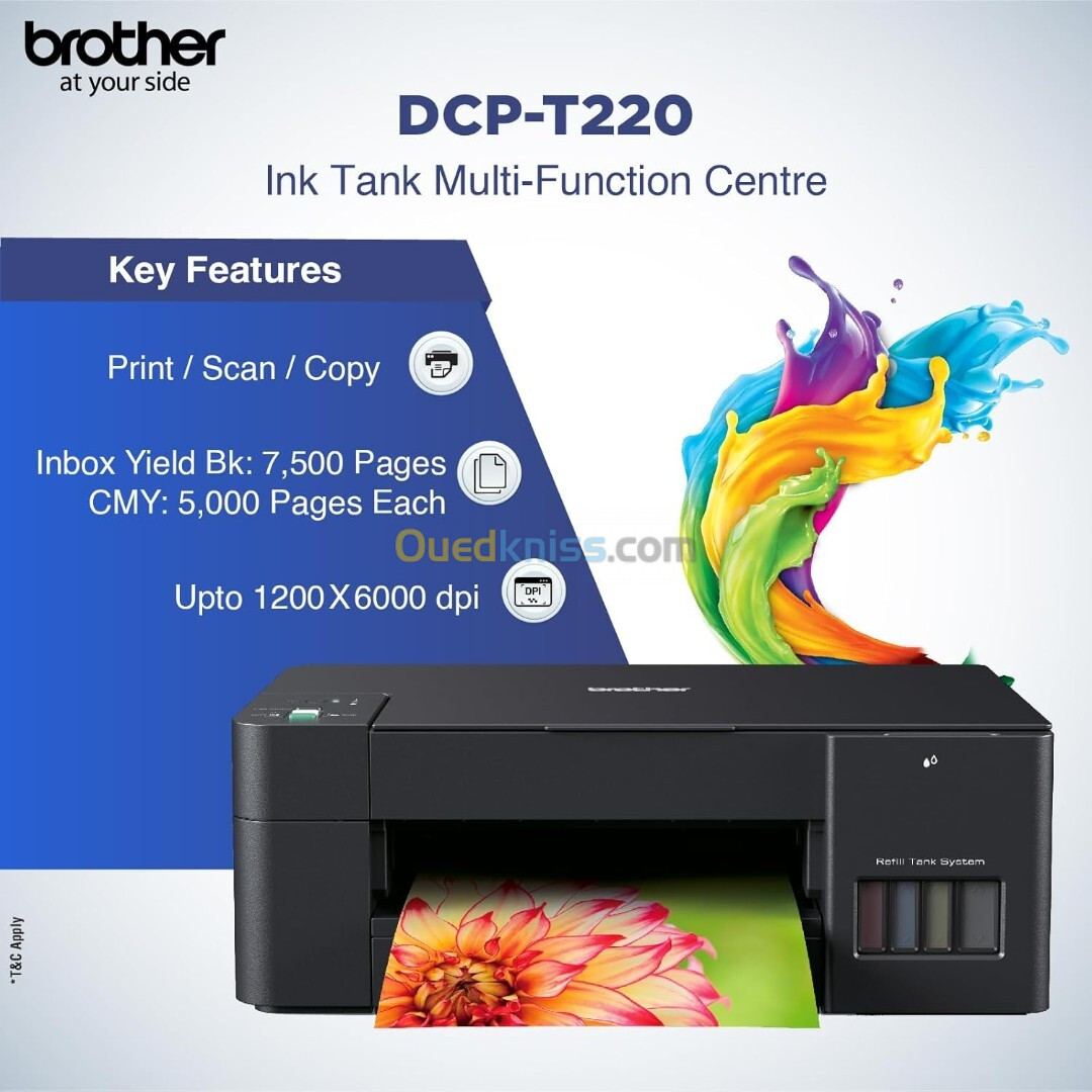 Brother DCP-T220 imprimante multifonction Jet d'encre A4