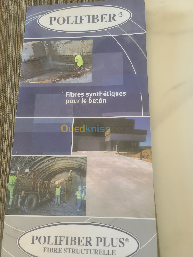 Fibre synthétique pour le beton