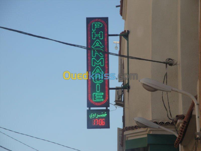 caducée pharmacie a led