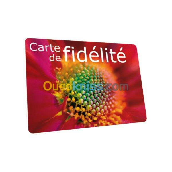 carte fidélité et badge 