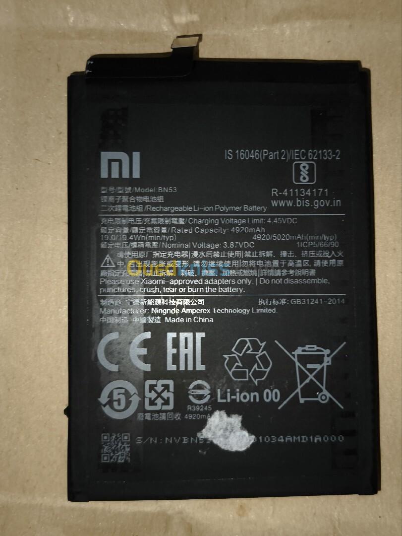 Batterie redmi note 9 pro et note 10 pro 