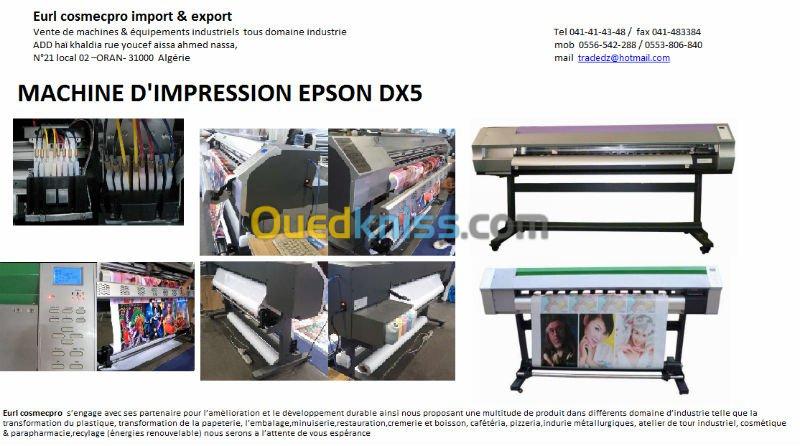 vente machine d'impression-plotair-uv