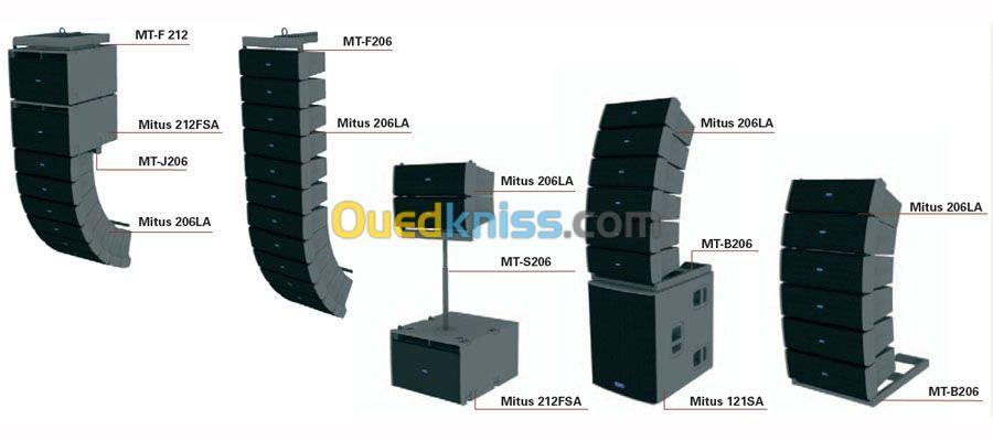  LINE ARRAY ACTIVE FBT MITUS206LA-900W