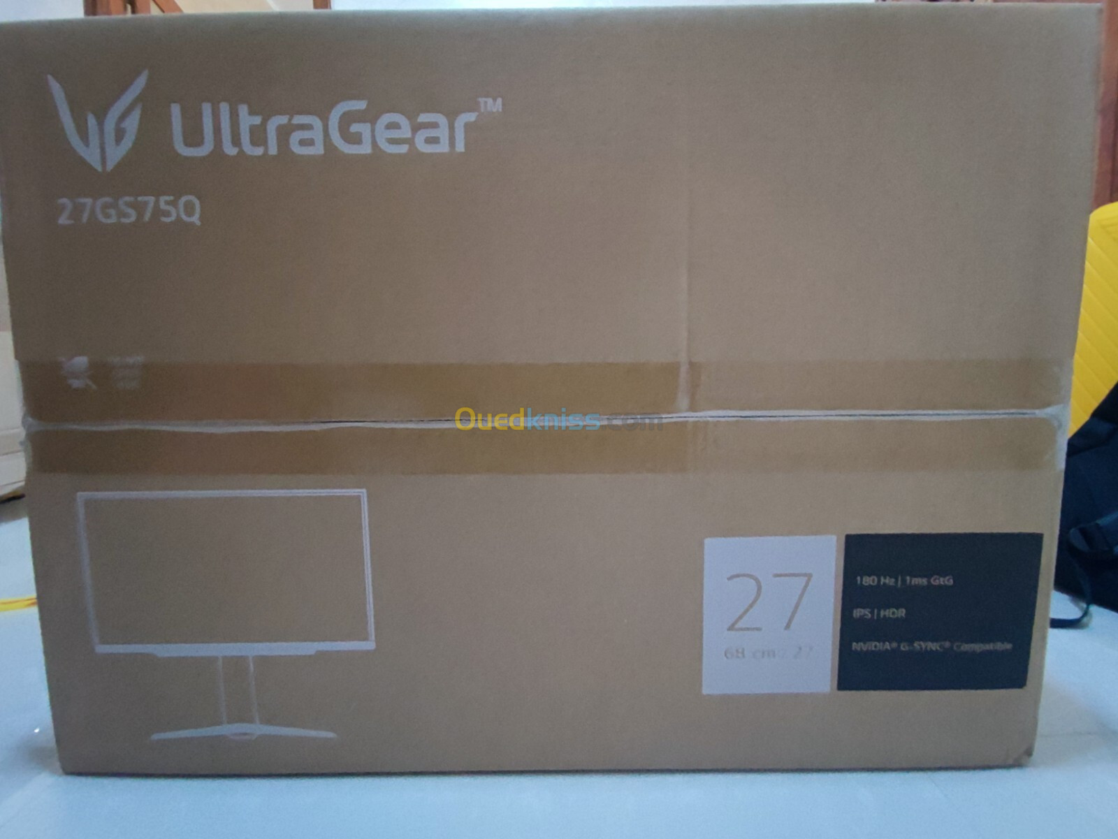 Moniteur LG UltraGear 27GS75Q-B 27" LED IPS Gsync Hdr 