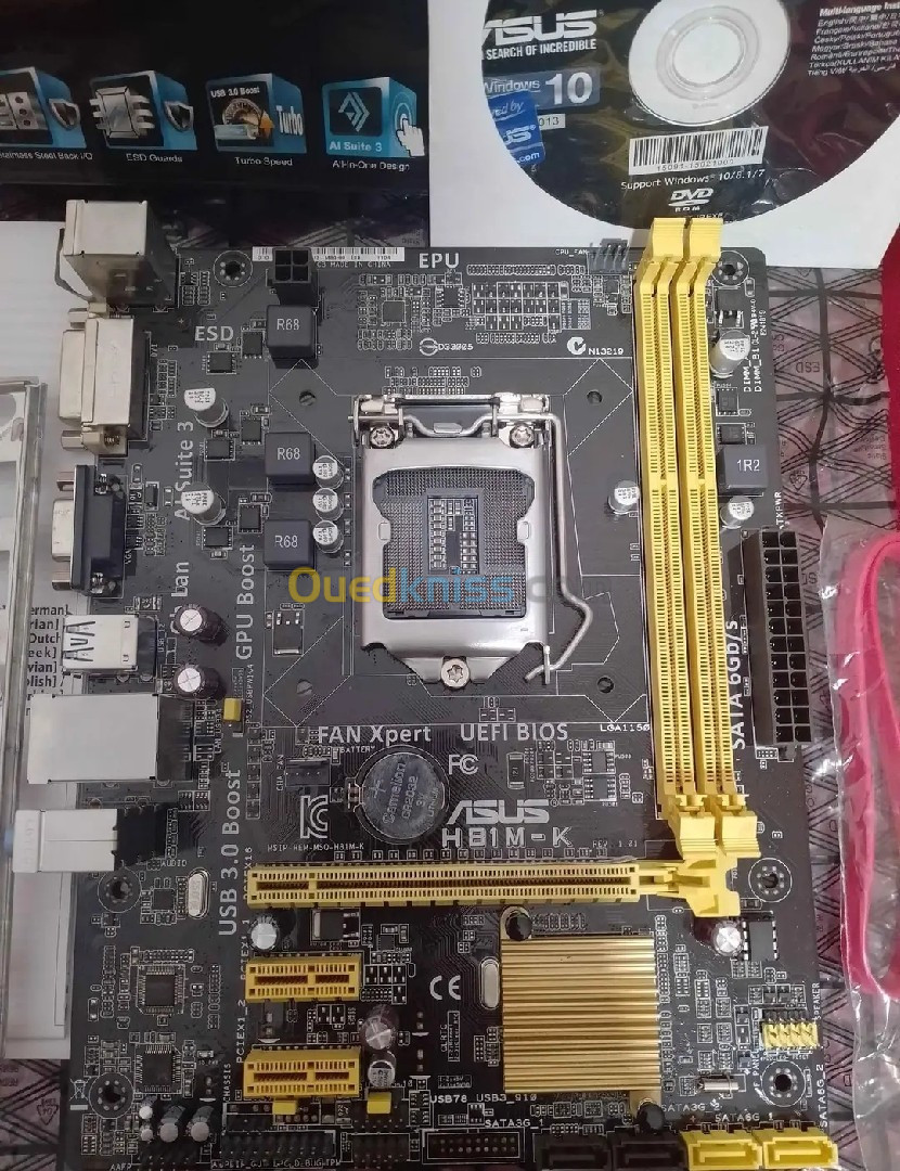 Carte mère Asus H81m-K neuf