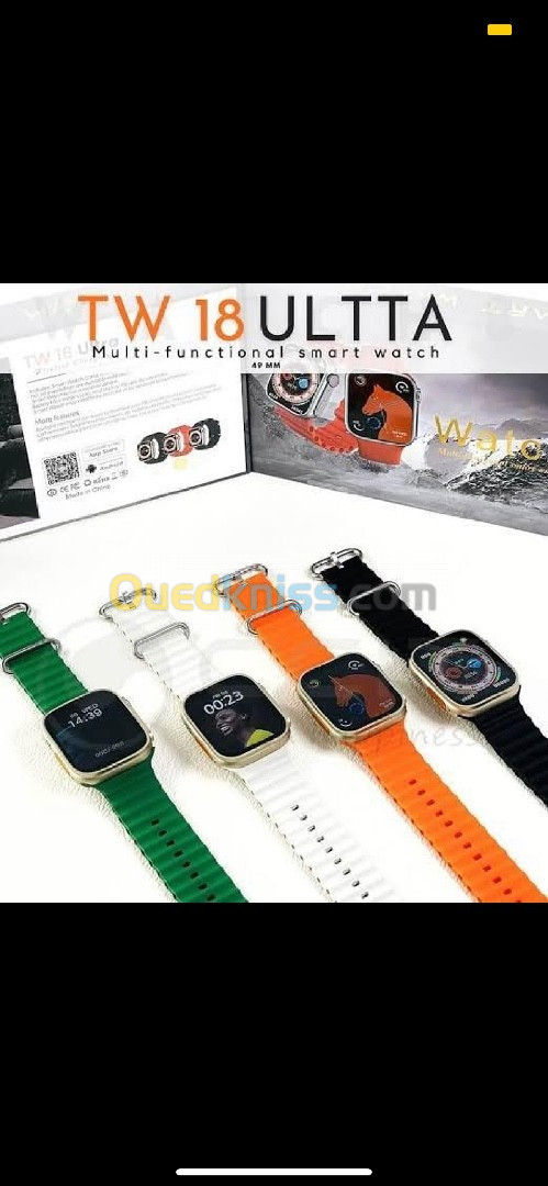 New  TW18 Ultra SmartWatch With Wireless Charging For Men Women 