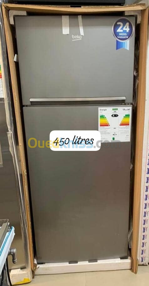 Promotion réfrigérateur Beko gris 400-450-510-560-620 litres 