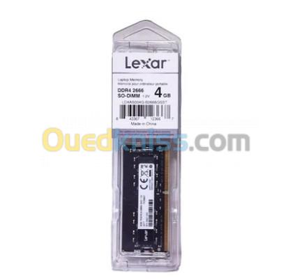 Lexar RAM DDR4 4GB  2666 MHz LD4AS004G B2666GSST