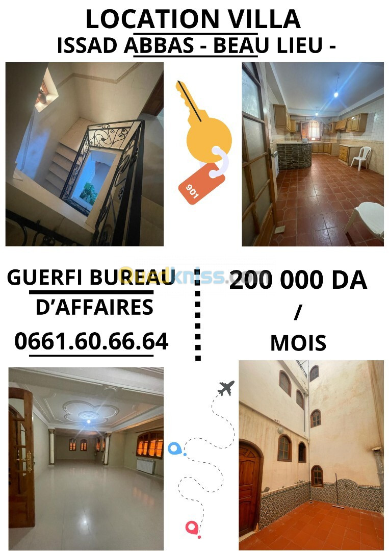 Location Villa Alger Oued smar