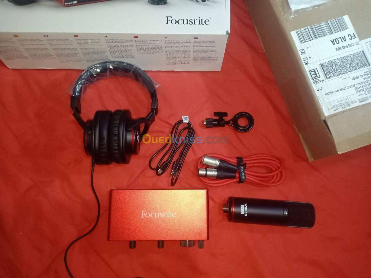 Pack Focusrite Studio Scarlett  2i2 3rd Gen