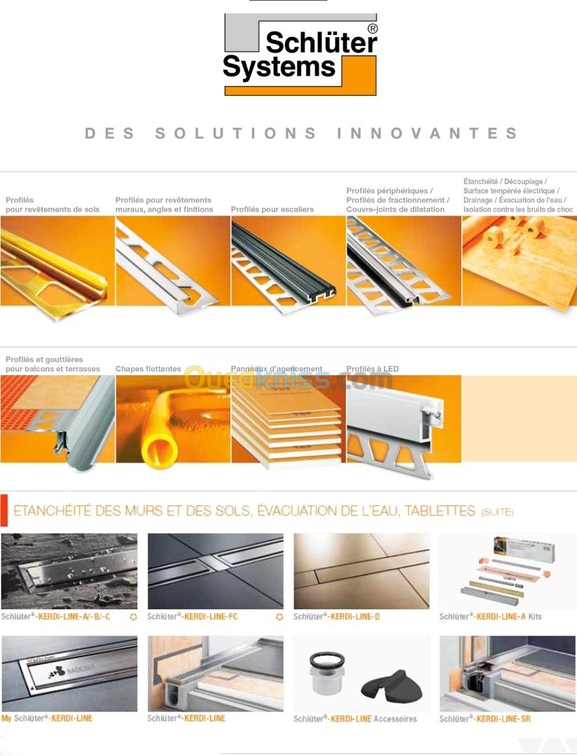 SCHLUTER-SYSTEMS DES SOLUTIONS INNOVANTES