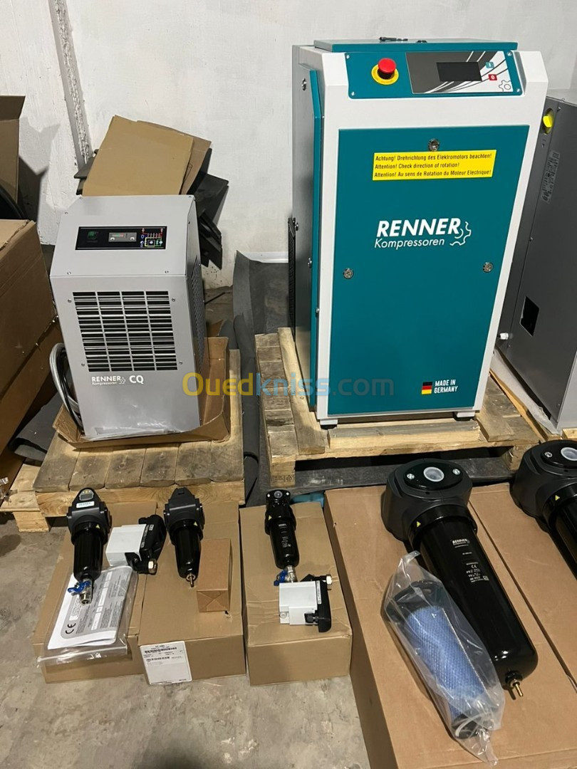 Compresseur À Vis RENNER 7.5kW 10 Bar ( En Arrivage )